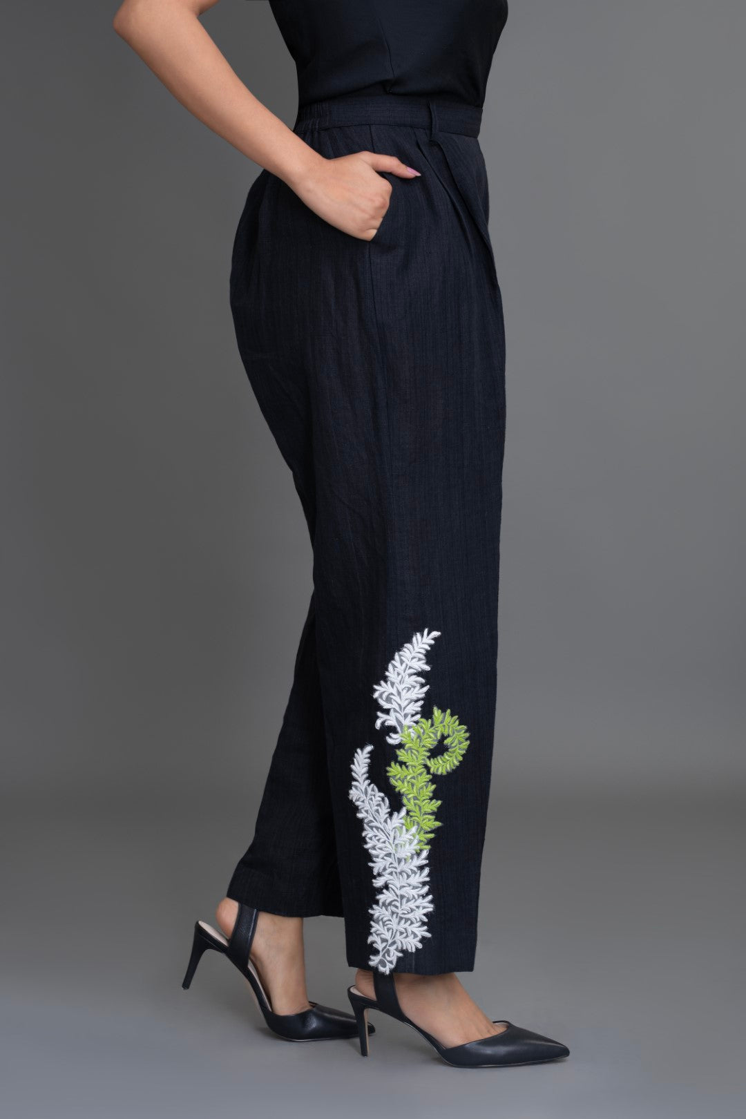 Onyx Fern Pants